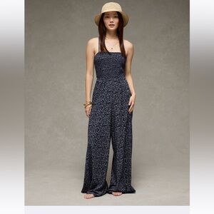 NWT AE Sunchaser Knit Babydoll Jumpsuit